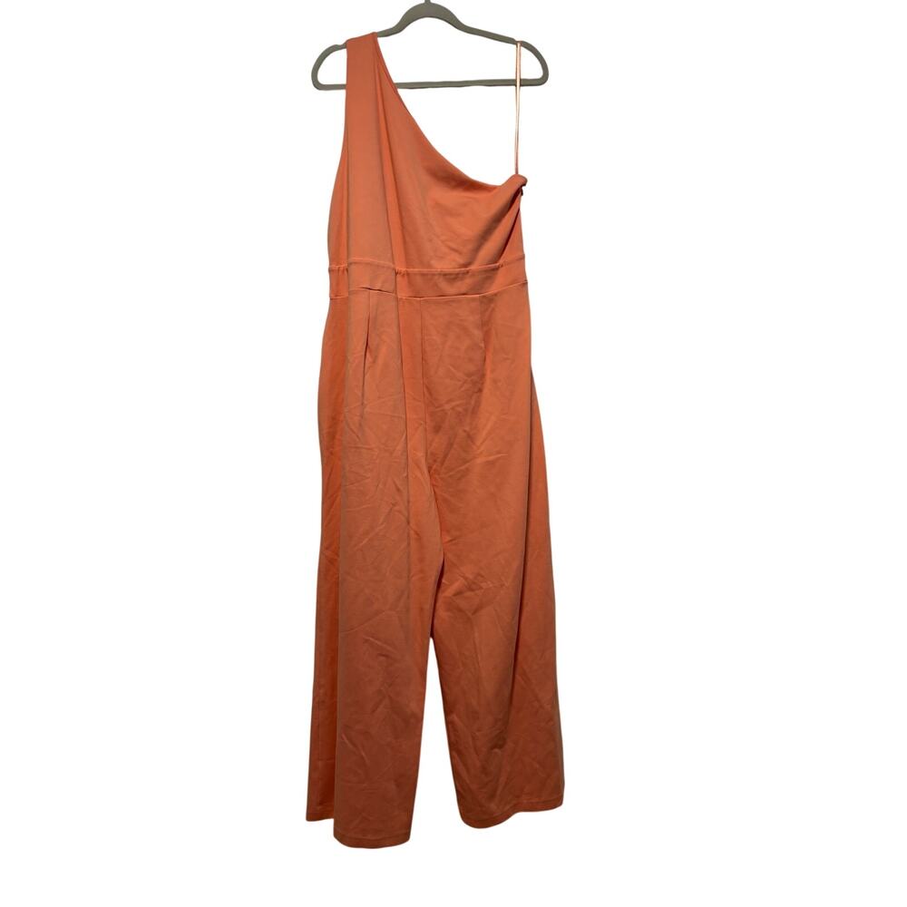Goo Goo for Bar III One Shoulder Jumpsuit 2X Peach - Picture 9 of 9